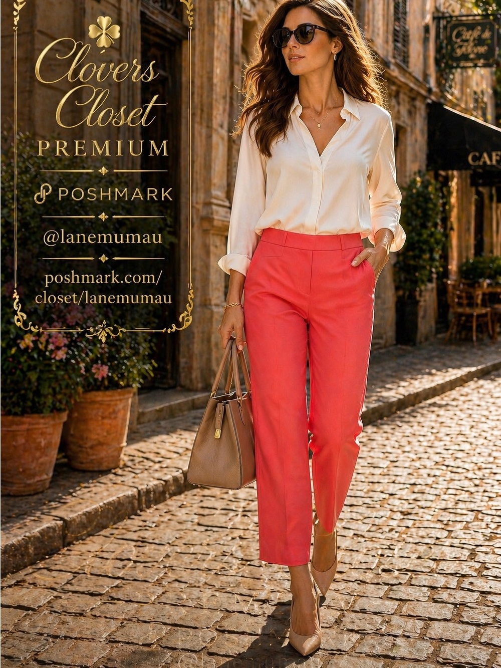 A polished pop of color that means business.